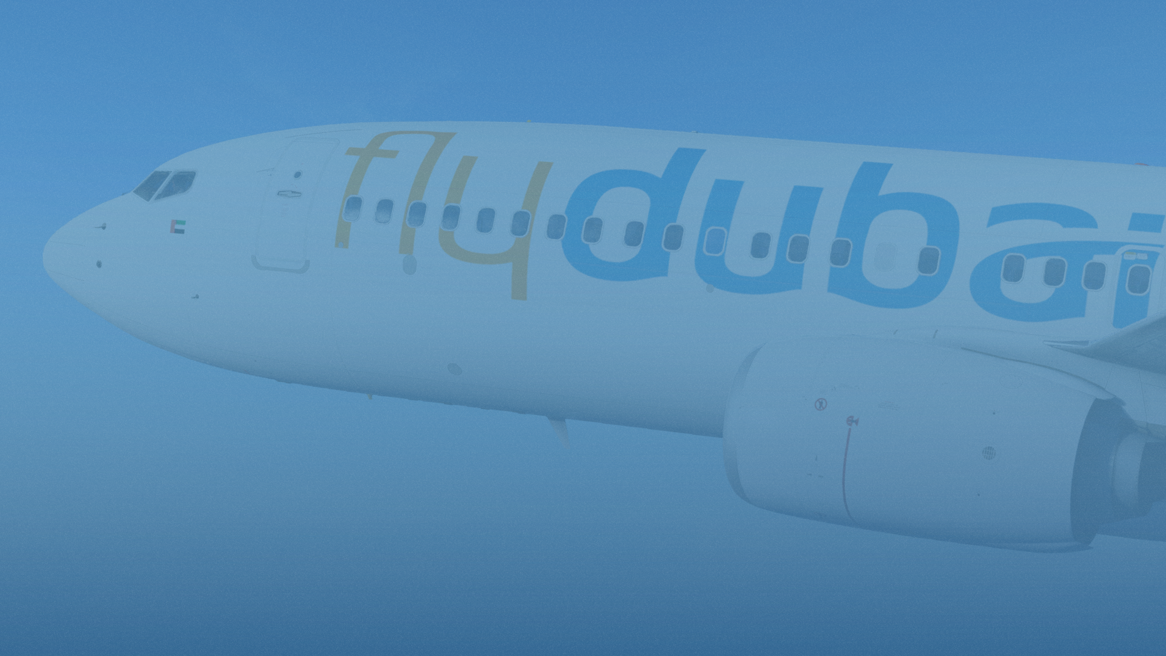 FlyDubai Boeing 737 virtual airline background